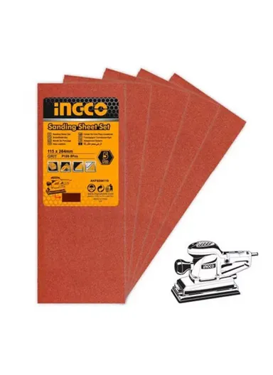5-Pcs P120 Sanding Sheet Set ghz1668
