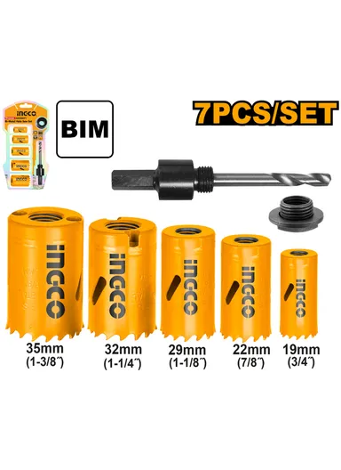 7-Pcs Bi-Metal Hole Saw Set AKH0071