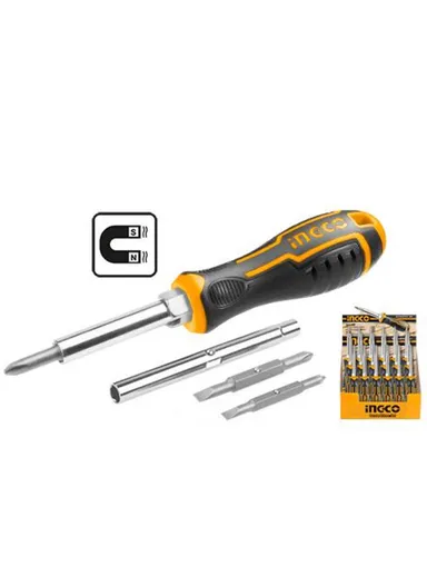 6-IN-1 Double-Sided Screwdriver with Extension AKISD0608