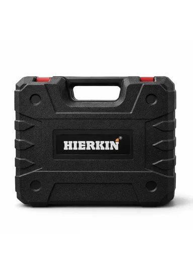 21V Cordless Lithium-Ion Impact Drill Set with Dual Speed, Horizontal Bubble Level, LED Light &amp; 10mm Keyless Chuck HEK-P1015-2