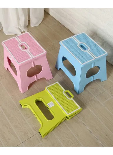 Versatile Step-Up Stool for Toddlers, Kids &amp; Adults, Multi-Purpose Use in Bedroom &amp; Bath (L33 x W27 x H27)cm - Grey