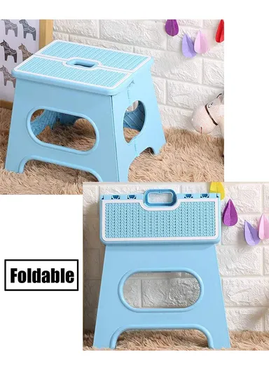 Versatile Step-Up Stool for Toddlers, Kids &amp; Adults, Multi-Purpose Use in Bedroom &amp; Bath (L33 x W27 x H27)cm - Grey