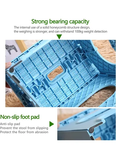 Versatile Step-Up Stool for Toddlers, Kids &amp; Adults, Multi-Purpose Use in Bedroom &amp; Bath (L33 x W27 x H27)cm - Grey