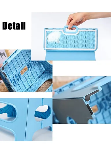 Versatile Step-Up Stool for Toddlers, Kids &amp; Adults, Multi-Purpose Use in Bedroom &amp; Bath (L33 x W27 x H27)cm - Purple