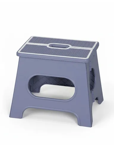 Versatile Step-Up Stool for Toddlers, Kids &amp; Adults, Multi-Purpose Use in Bedroom &amp; Bath (L33 x W27 x H27)cm - Purple