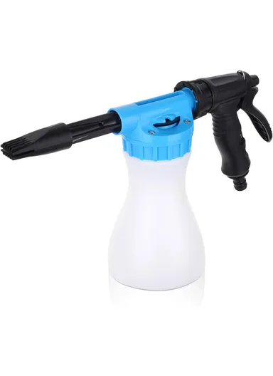 300ml Foam Gun Sprayer, Adjustable Jet &amp; Wide Fan, Ergonomic Design for Easy Car &amp; Surface Cleaning 1902-42
