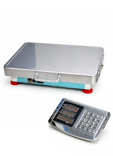150Kg Heavy-Duty Wireless Digital Platform Scale with Rechargeable LED Display &amp; Stainless Steel Base 151-14