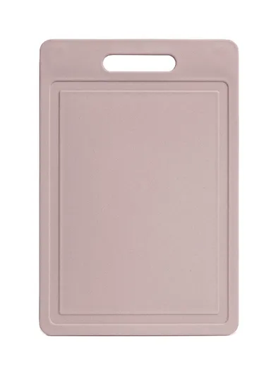 Multi-Function BPA-Free PP Cutting Board – 8mm Thick, Reversible Chopping Board for Fruits, Vegetables &amp; Meat, Anti-Cross Contamination Design - Pink