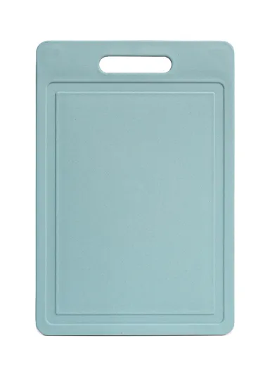 Multi-Function BPA-Free PP Cutting Board – 8mm Thick, Reversible Chopping Board for Fruits, Vegetables &amp; Meat, Anti-Cross Contamination Design - Cyan