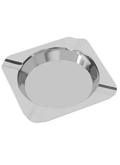Square Stainless Steel Ashtray for Smoking
