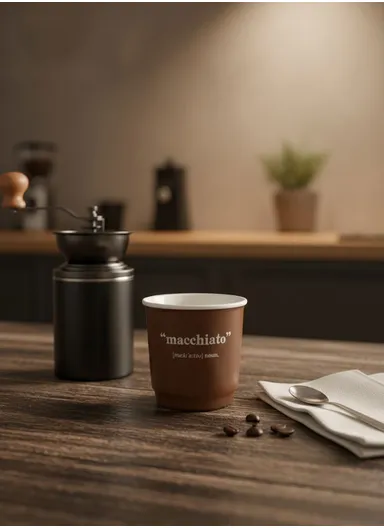 4Pcs 90ml Ceramic Matte Finish Mini Coffee Shot Cup Set, Heat-Resistant, Dishwasher Safe, Modern Minimalist Design