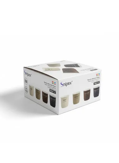 4Pcs 90ml Ceramic Matte Finish Mini Coffee Shot Cup Set, Heat-Resistant, Dishwasher Safe, Modern Minimalist Design