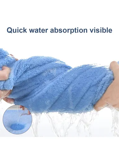 Soft Rabbit Style Baby Hooded Bath Towel, Ultra-Absorbent &amp; Warm Baby Bath Blanket (L77 × W104)cm - Pink