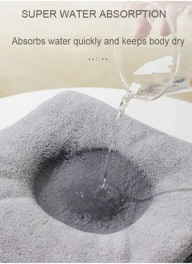 Soft Unicorn Style Baby Hooded Bath Towel, Ultra-Absorbent &amp; Warm Baby Bath Blanket (77 × 104)cm – Off White