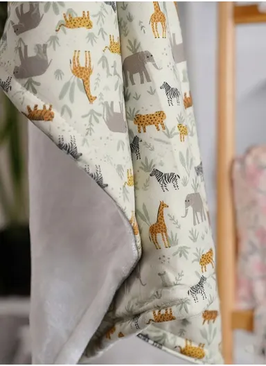 Cozy Baby Blanket ,Ultra-Soft Polyester Cotton Blend, Gentle on Sensitive Skin, Lightweight &amp; Breathable (L100 x W75)cm 