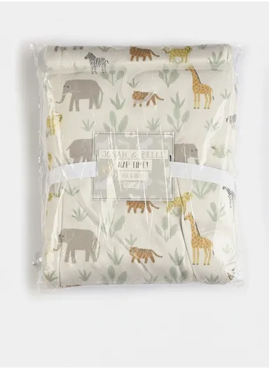 Cozy Baby Blanket ,Ultra-Soft Polyester Cotton Blend, Gentle on Sensitive Skin, Lightweight &amp; Breathable (L100 x W75)cm 