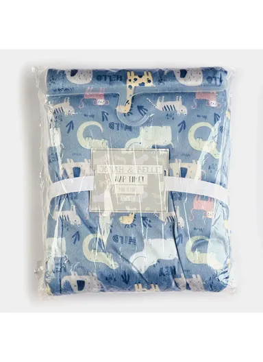 Cozy Baby Blanket ,Ultra-Soft Polyester Cotton Blend, Gentle on Sensitive Skin, Lightweight &amp; Breathable (L100 x W75)cm