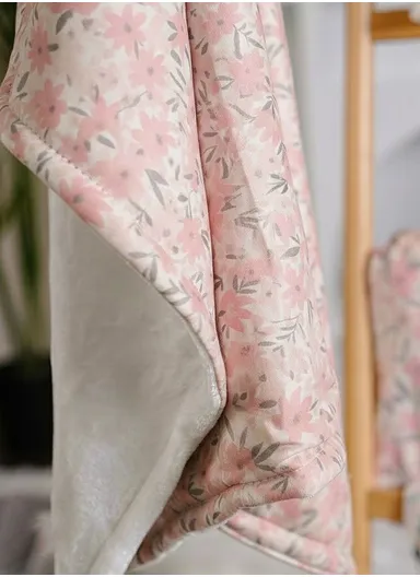 Cozy Baby Blanket ,Ultra-Soft Polyester Cotton Blend, Gentle on Sensitive Skin, Lightweight &amp; Breathable (L100 x W75)cm