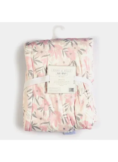 Cozy Baby Blanket ,Ultra-Soft Polyester Cotton Blend, Gentle on Sensitive Skin, Lightweight &amp; Breathable (L100 x W75)cm