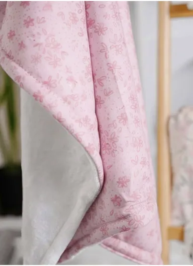 Cozy Baby Blanket ,Ultra-Soft Polyester Cotton Blend, Gentle on Sensitive Skin, Lightweight &amp; Breathable (L100 x W75)cm