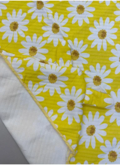 100% Cotton Baby Bath Towel, Soft &amp; Absorbent Fabric, Gentle on Skin, Durable &amp; Quick Drying Hooded Towel with Cute Ears (L75 x W75)cm - Yellow Flower