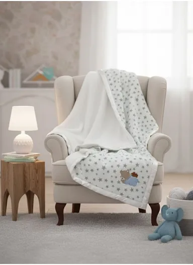 Winter Baby Blanket, Baby Swaddle Wrap Flannel Fleece Warm Quilt for Newborn Bedding &amp; Soft Baby Stroller