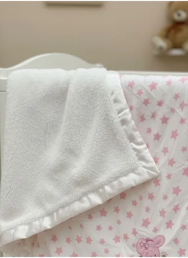 Winter Baby Blanket, Baby Swaddle Wrap Flannel Fleece Warm Quilt for Newborn Bedding &amp; Soft Baby Stroller