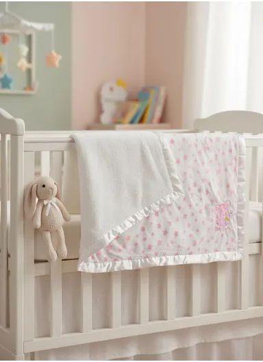 Winter Baby Blanket, Baby Swaddle Wrap Flannel Fleece Warm Quilt for Newborn Bedding &amp; Soft Baby Stroller