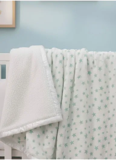 Winter Baby Blanket, Baby Swaddle Wrap Flannel Fleece Warm Quilt for Newborn Bedding &amp; Soft Baby Stroller