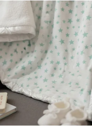 Winter Baby Blanket, Baby Swaddle Wrap Flannel Fleece Warm Quilt for Newborn Bedding &amp; Soft Baby Stroller