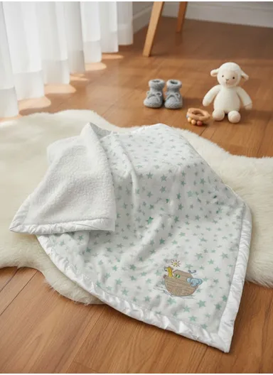 Winter Baby Blanket, Baby Swaddle Wrap Flannel Fleece Warm Quilt for Newborn Bedding &amp; Soft Baby Stroller