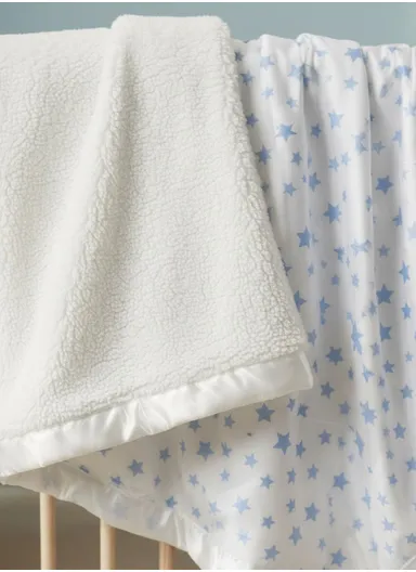 Winter Baby Blanket, Baby Swaddle Wrap Flannel Fleece Warm Quilt for Newborn Bedding &amp; Soft Baby Stroller