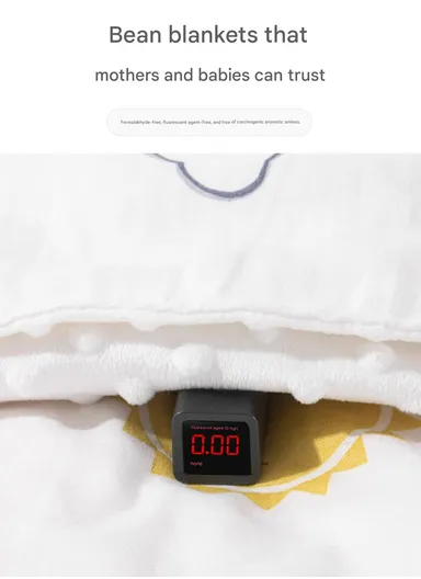 Baby Soft Polyester Blanket, Gentle, Cozy &amp; All-Season Comfort (L160 x W110)cm - Blue