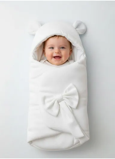 Adjustable Swaddle Sleep Bag, Soft Lining, Cozy For Outdoor Easy Swaddles for Boy &amp; Girl