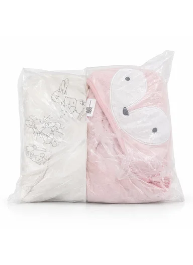 Soft Coral Velvet Baby Bath Towel, Gentle &amp; Absorbent Comfort for Babies (L80 x W80)cm