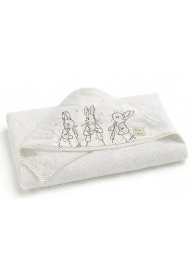 Soft Coral Velvet Baby Bath Towel, Gentle &amp; Absorbent Comfort for Babies (L80 x W80)cm