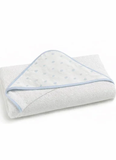 Soft Coral Velvet Baby Bath Towel, Gentle &amp; Absorbent Comfort for Babies (L80 x W80)cm