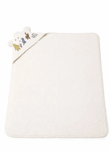 Soft Coral Velvet Baby Bath Towel, Gentle &amp; Absorbent Comfort for Babies (L80 x W80)cm