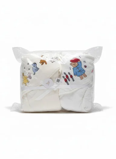 Soft Coral Velvet Baby Bath Towel, Gentle &amp; Absorbent Comfort for Babies (L80 x W80)cm