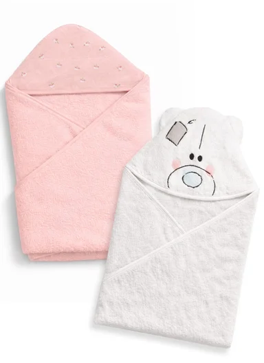 Soft Coral Velvet Baby Bath Towel, Gentle &amp; Absorbent Comfort for Babies (L80 x W80)cm