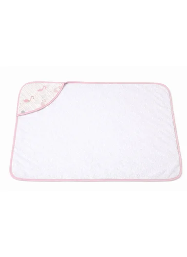 Soft Coral Velvet Baby Bath Towel, Gentle &amp; Absorbent Comfort for Babies (L80 x W80)cm
