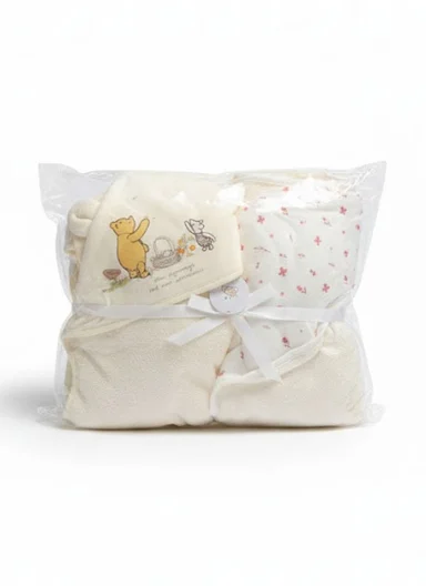 Soft Coral Velvet Baby Bath Towel, Gentle &amp; Absorbent Comfort for Babies (L80 x W80)cm