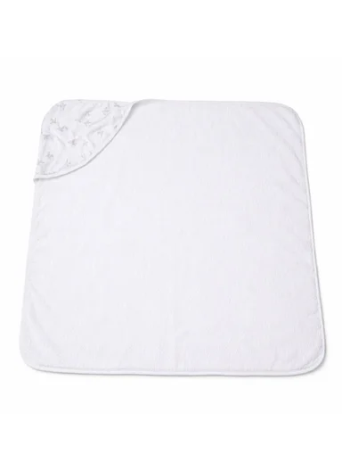 Soft Coral Velvet Baby Bath Towel, Gentle &amp; Absorbent Comfort for Babies (L80 x W80)cm