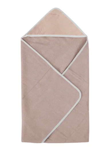 6 Pcs 3+3 Baby Hooded Towel &amp; Face Towel Set, Ultra Soft &amp; Absorbent Towels, Quick-Dry, Lightweight &amp; Gentle for Newborns &amp; Toddlers - Rosy