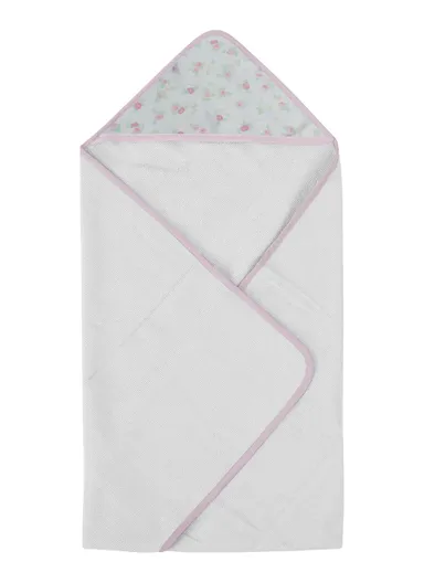 6 Pcs 3+3 Baby Hooded Towel &amp; Face Towel Set, Ultra Soft &amp; Absorbent Towels, Quick-Dry, Lightweight &amp; Gentle for Newborns &amp; Toddlers - Rosy