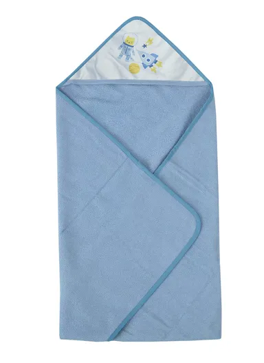 6 Pcs 3+3 Baby Hooded Towel &amp; Face Towel Set, Ultra Soft &amp; Absorbent Towels, Quick-Dry, Lightweight &amp; Gentle for Newborns &amp; Toddlers - Mixed