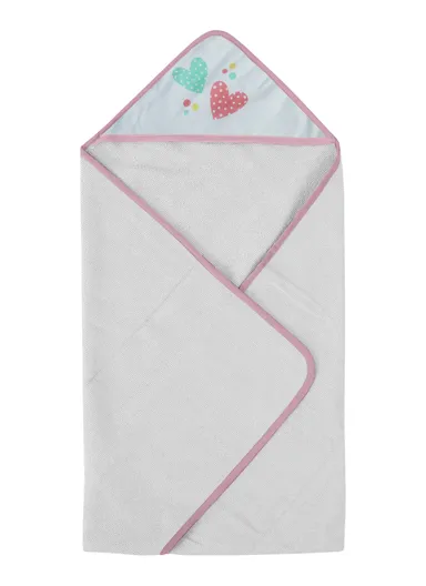 6 Pcs 3+3 Baby Hooded Towel &amp; Face Towel Set, Ultra Soft &amp; Absorbent Towels, Quick-Dry, Lightweight &amp; Gentle for Newborns &amp; Toddlers - Floral