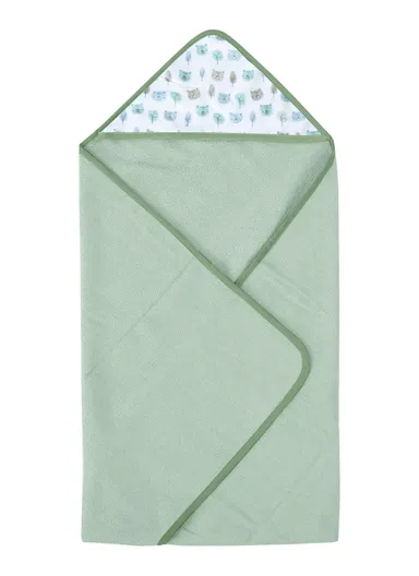 6 Pcs 3+3 Baby Hooded Towel &amp; Face Towel Set, Ultra Soft &amp; Absorbent Towels, Quick-Dry, Lightweight &amp; Gentle for Newborns &amp; Toddlers - Bear