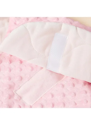 Unisex Baby Sleeping Bag, Soft, Warm &amp; Versatile Swaddle Blanket (L60 x W30)cm - Pink