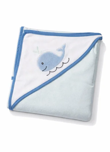 6 Pieces Baby Hooded Bath Towel Made from Soft Cotton with Washcloths Set
